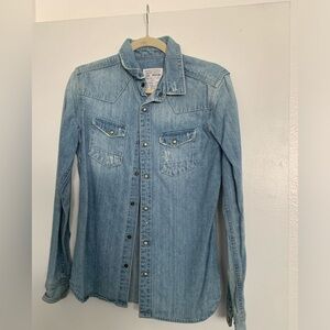 All saints denim shirt